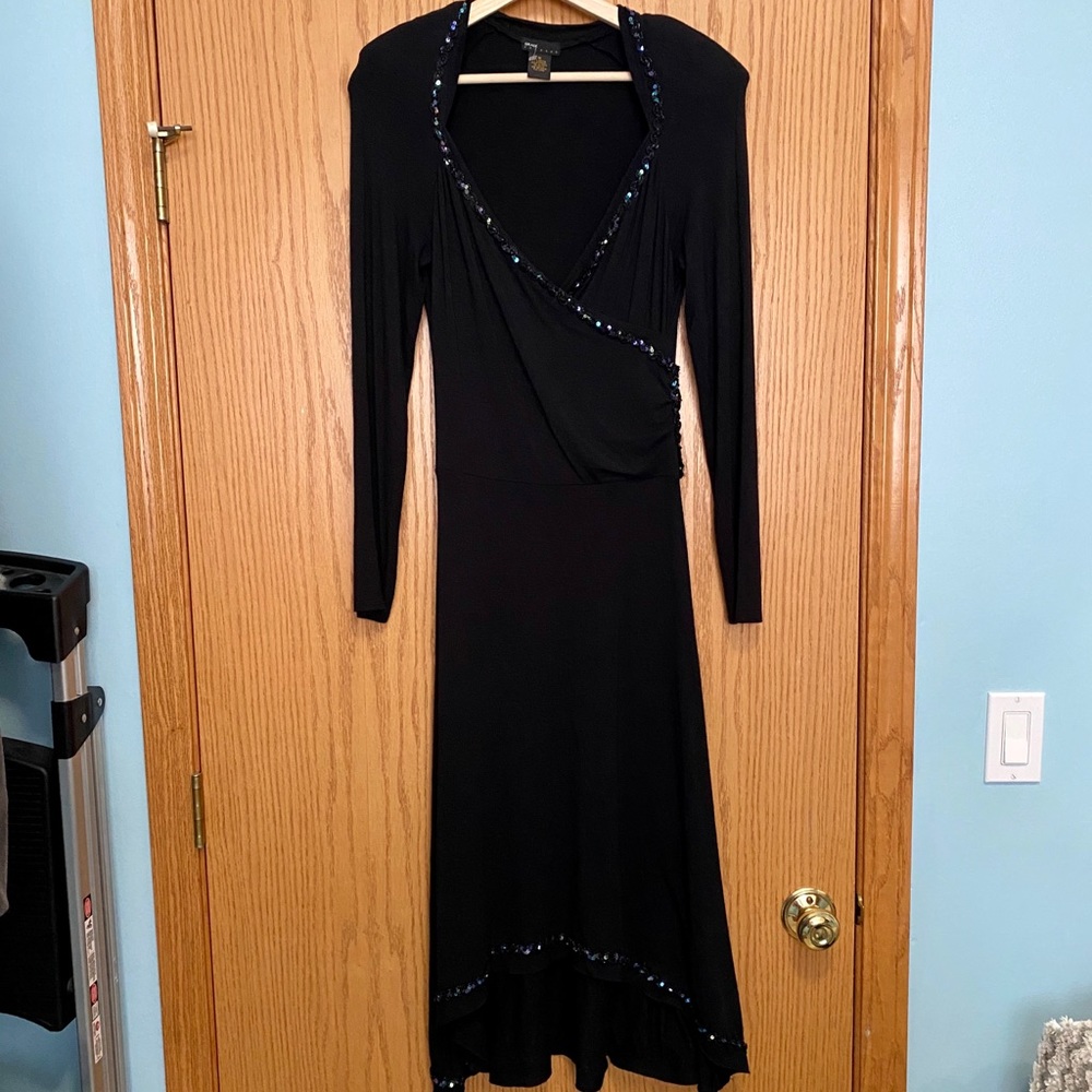 Grace Dresses Black Dress with Sequins